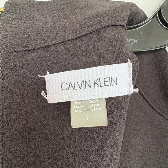 Calvin Klein Black Long Sleeve Dress - Picture 6 of 7